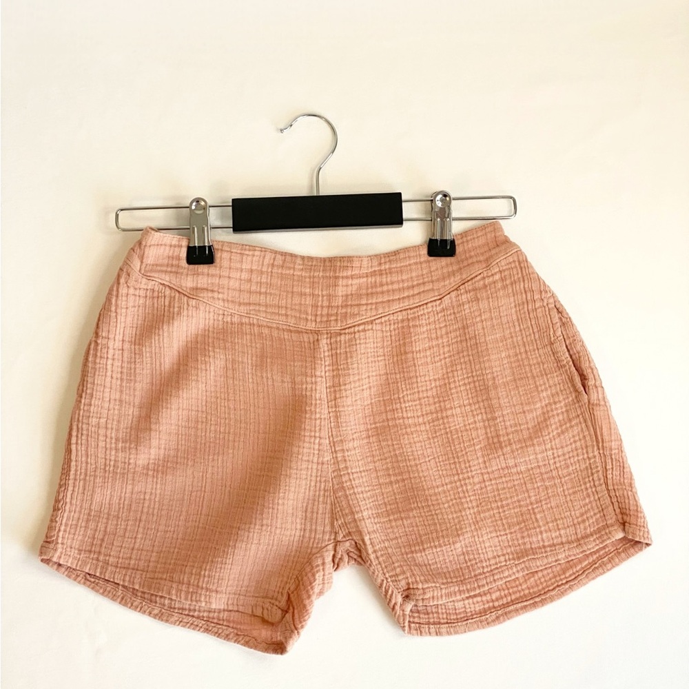 Búho Girls Boho Textured Shorts Muted Pink Size 11 / 12